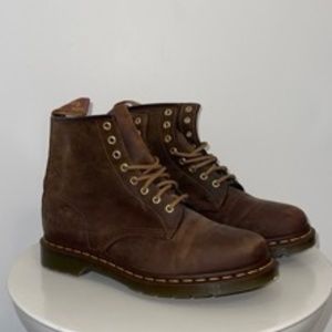 Dr. Martens 1460 Crazy Leather Lace Up Boots